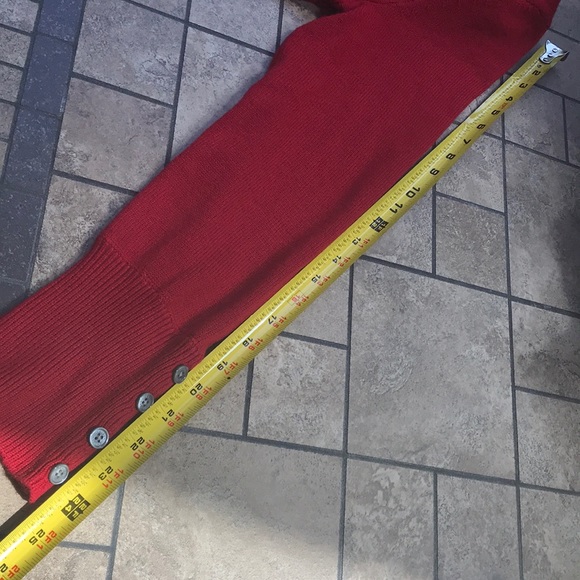 Lauren Ralph Lauren Red Cowl Neck Sweater - Picture 12 of 12